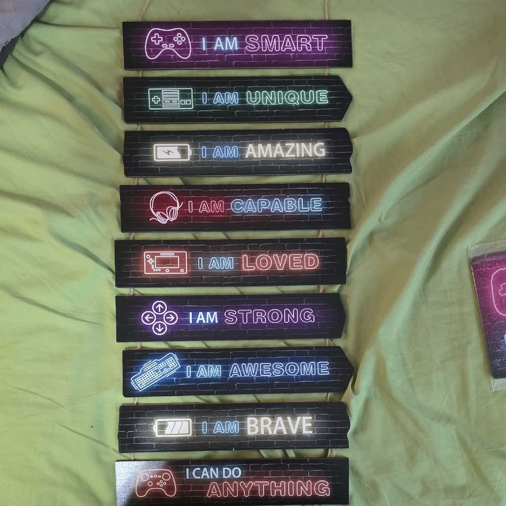 Colorful Motivational Sigb For Gamers